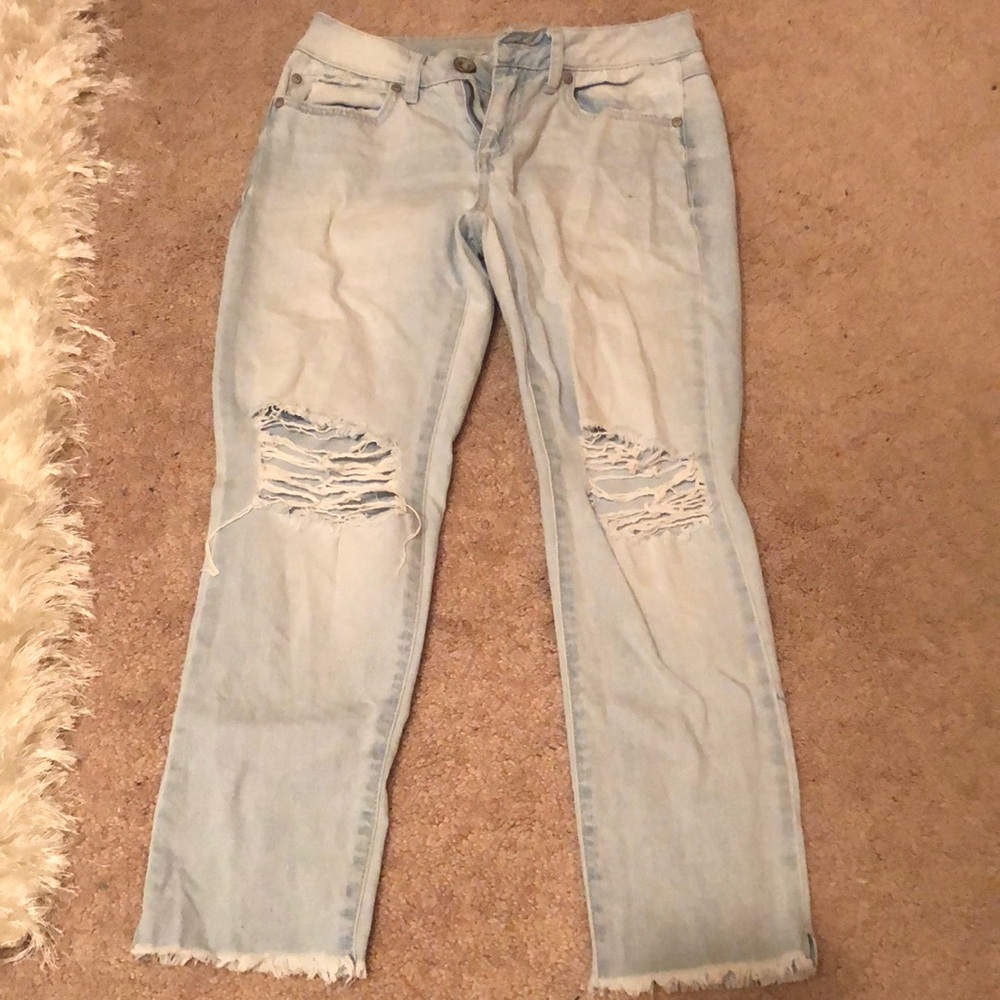 Light blue jeans